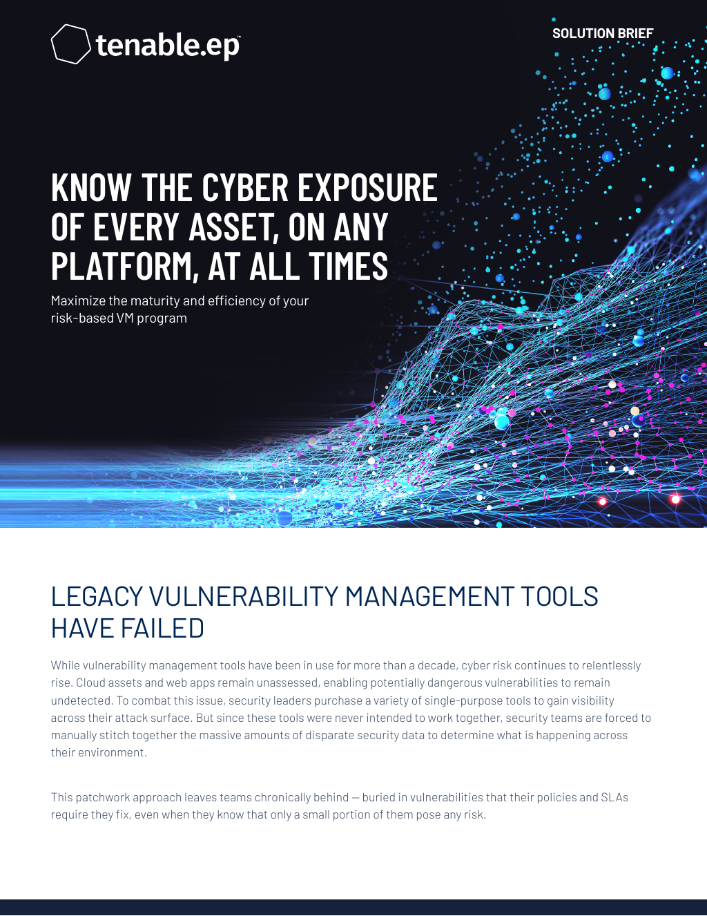 Solution Brief] Tenable.ep